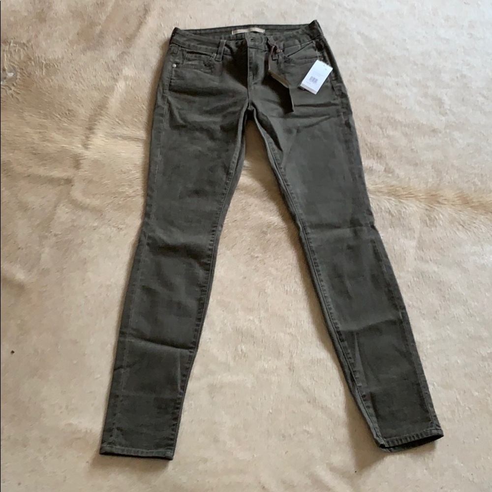 Vince Olive Green Skinny Pants